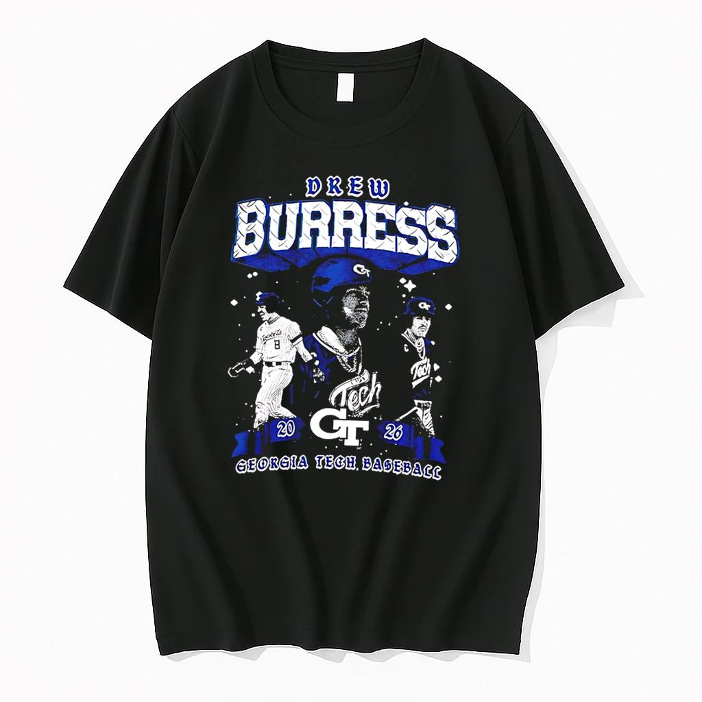 Officials Drew Burress Georgia Tech Yellow Jackets Illustrated Tee T Shirt Sweater Hoodie