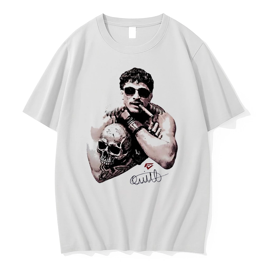 Officials Eddie Guerrero Sunglasses Smoking Cigar Skull Halftone Portrait White Womens T Shirt Sweater Hoodie