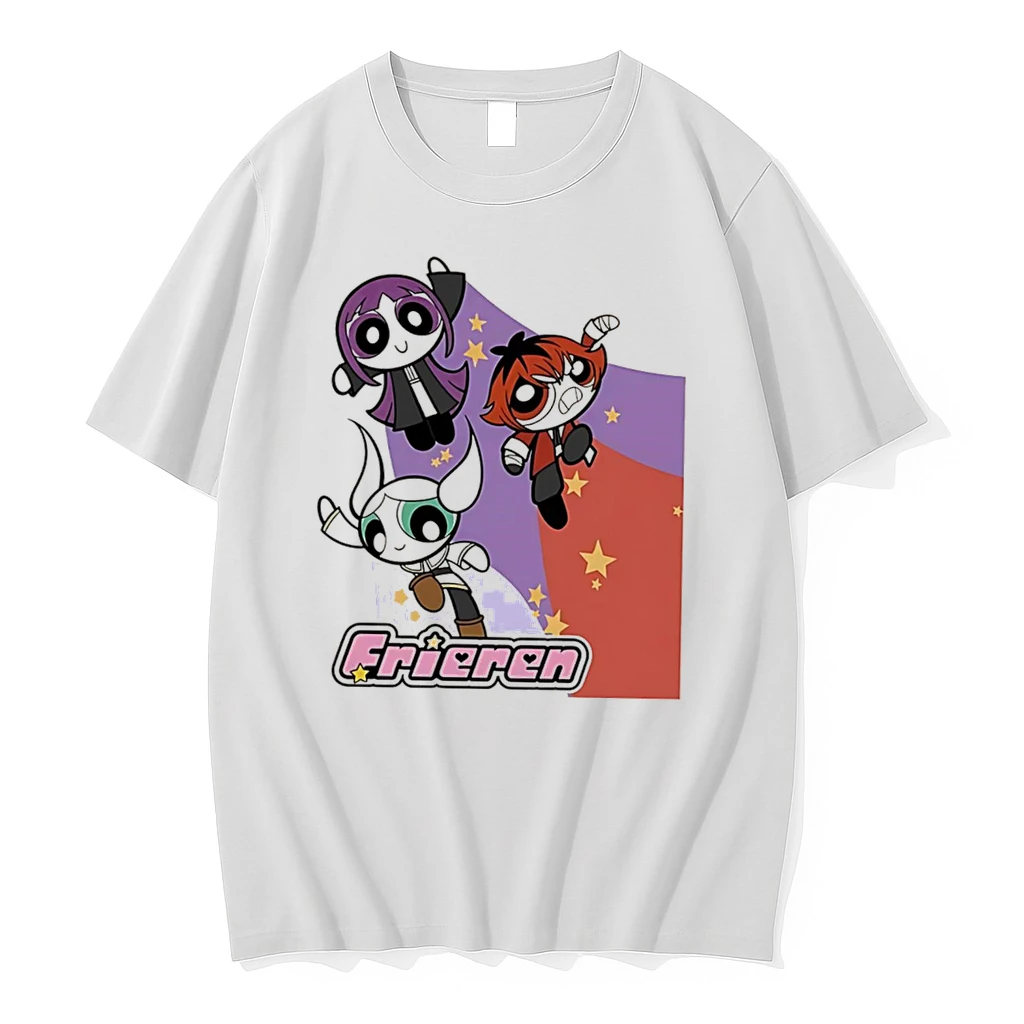 Officials Frieren The Powerpuff Girls Tee T Shirt Sweater Hoodie
