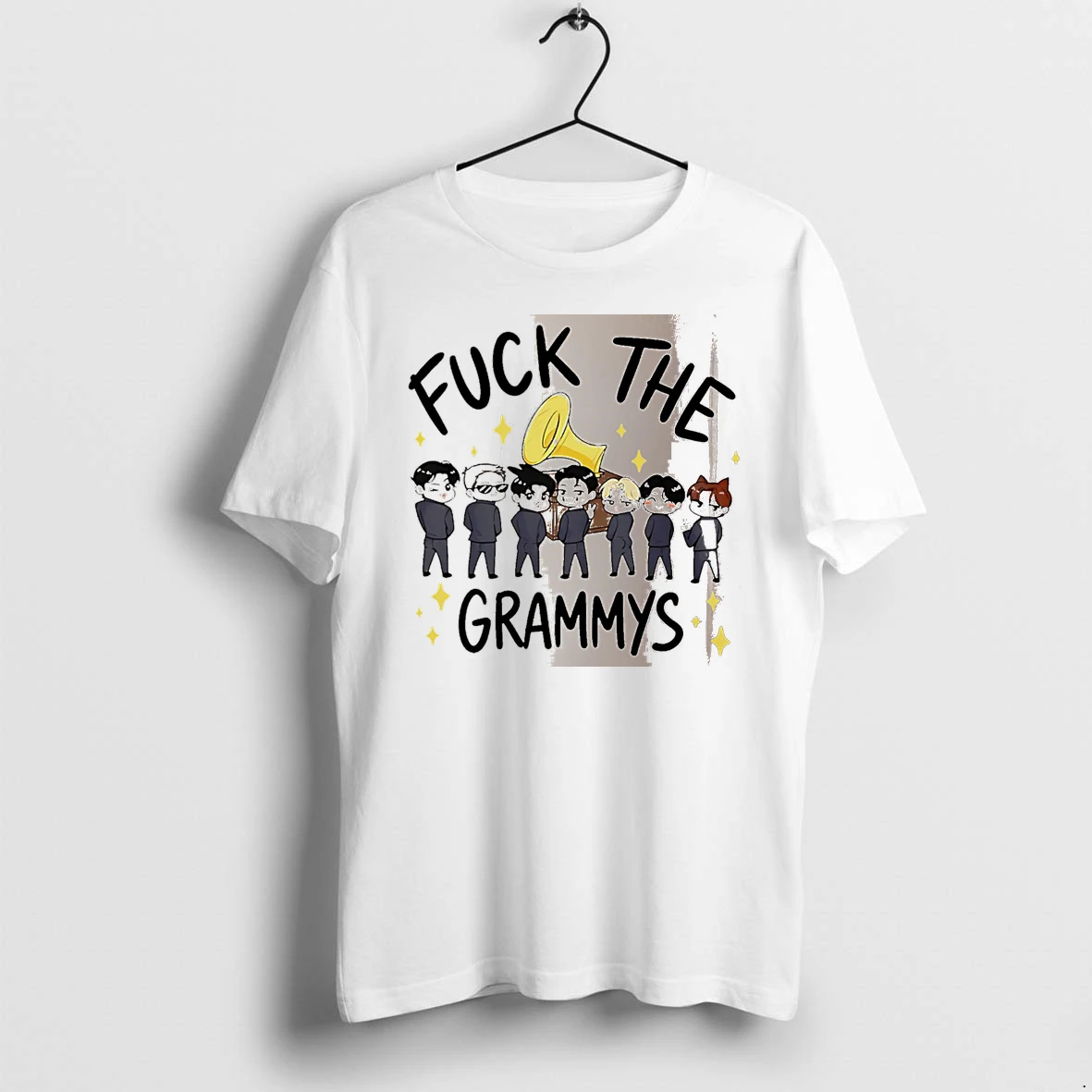 Officials Funny Bts Dont Need Grammys Kpop White Premium T Shirt Sweatshirt Hoodie