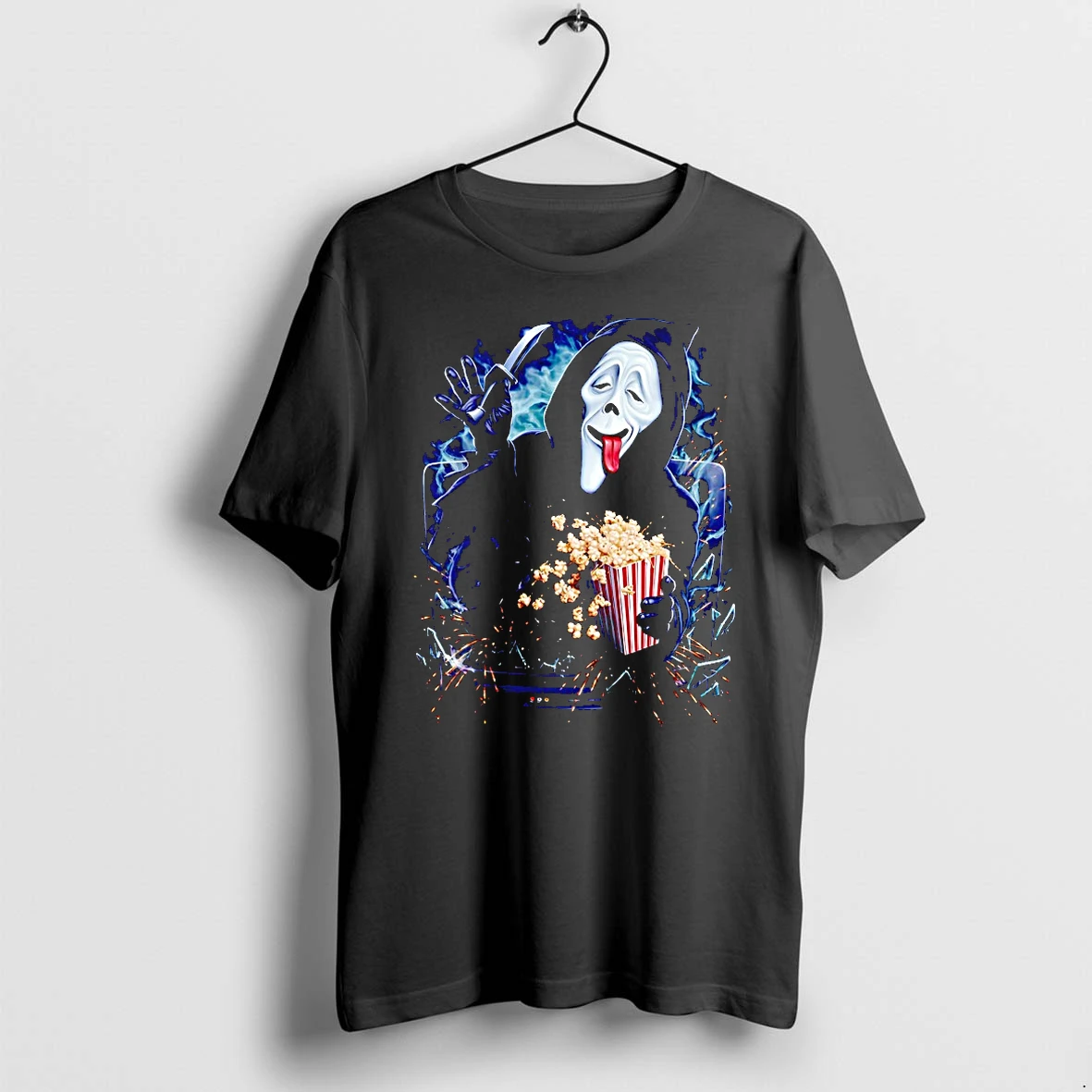 Officials Ghost Face Spoof Scary Movie Munchies Funny T Shirt Sweater Hoodie