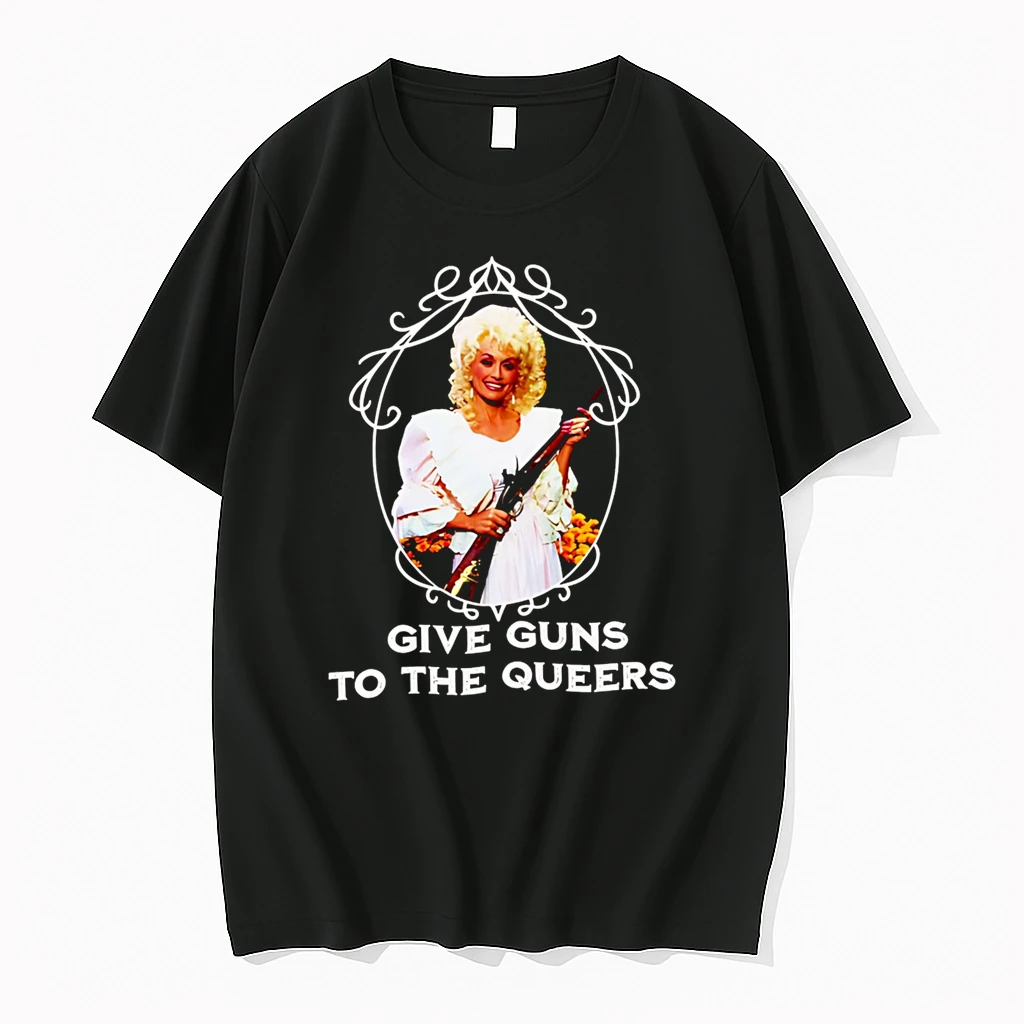 Officials Give Guns To The Queers Dolly Parton T Shirt Sweater Hoodie