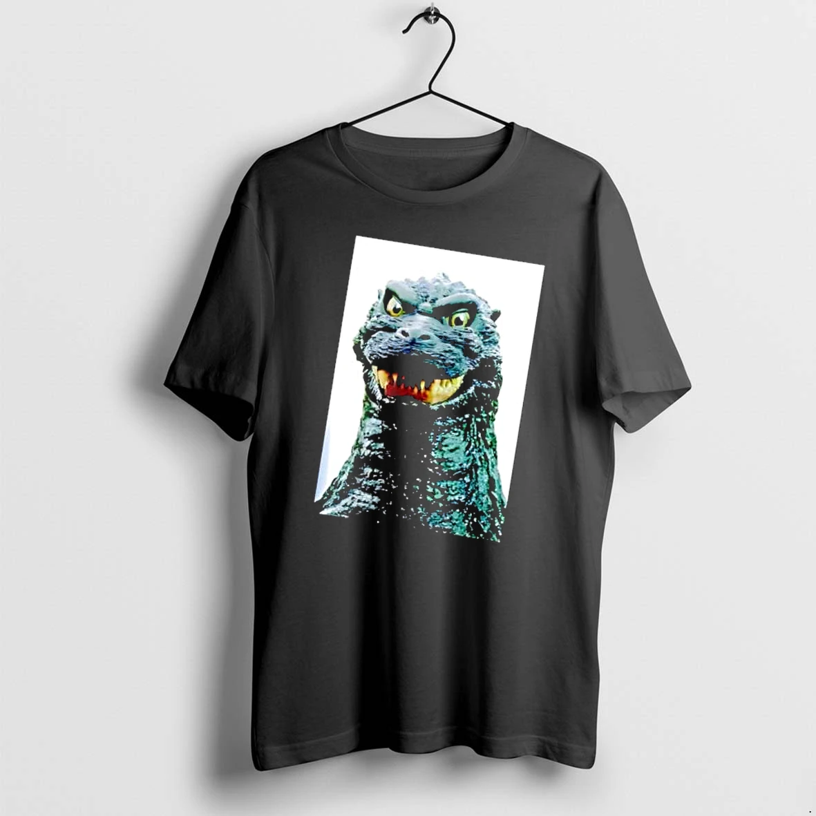 Officials Godzilla Japanese Kaiju Monster Snarling Face Close Up Portrait Mens T Shirt Sweater Hoodie