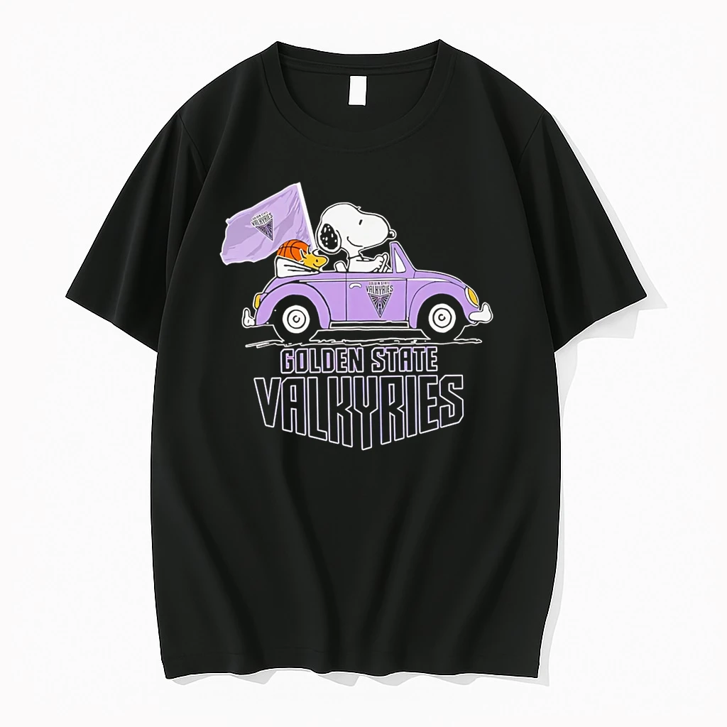 Officials Golden State Valkyries Snoopy Driving A Volkswagen Beetle T Shirt Sweater Hoodie