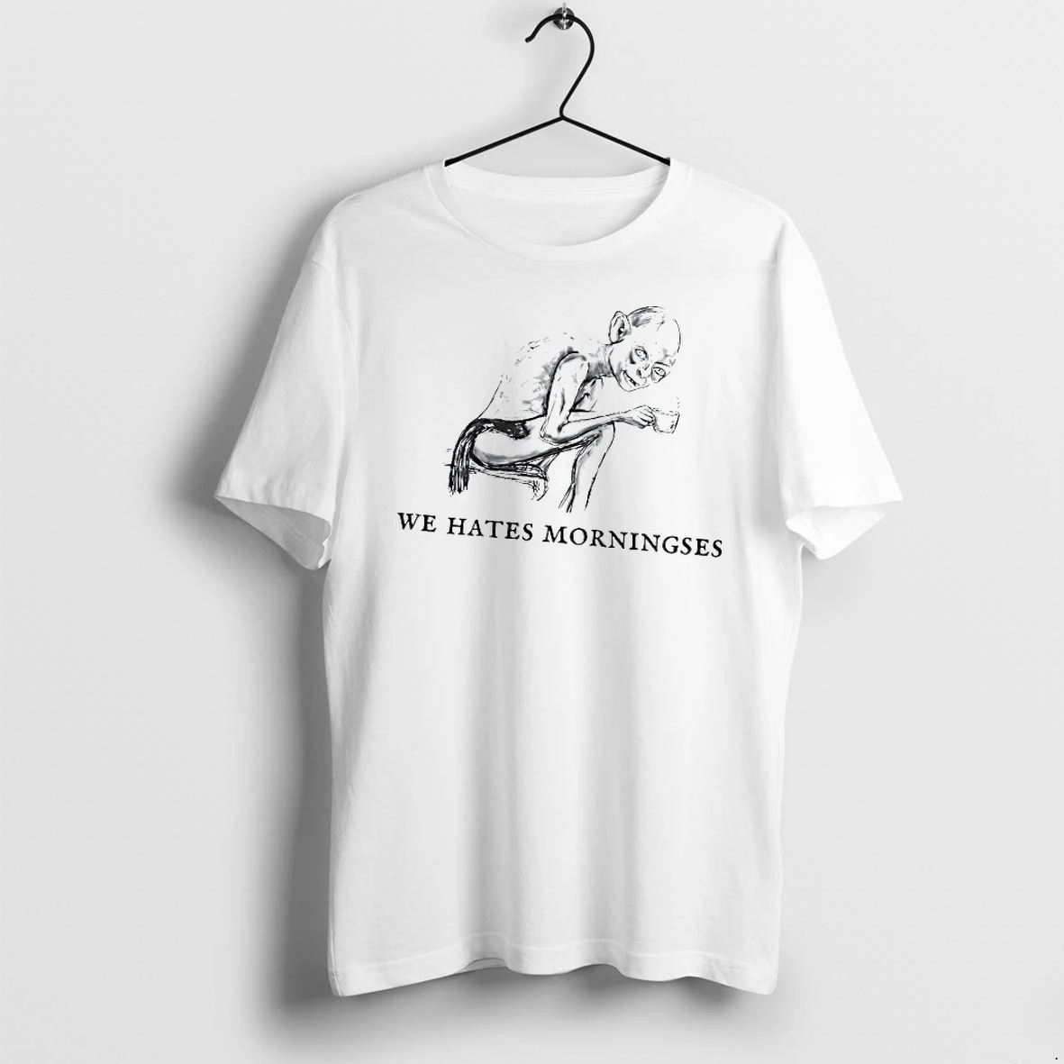 Officials Gollum Lord Of The Rings We Hates Morningses The One Ring T Shirt Sweater Hoodie