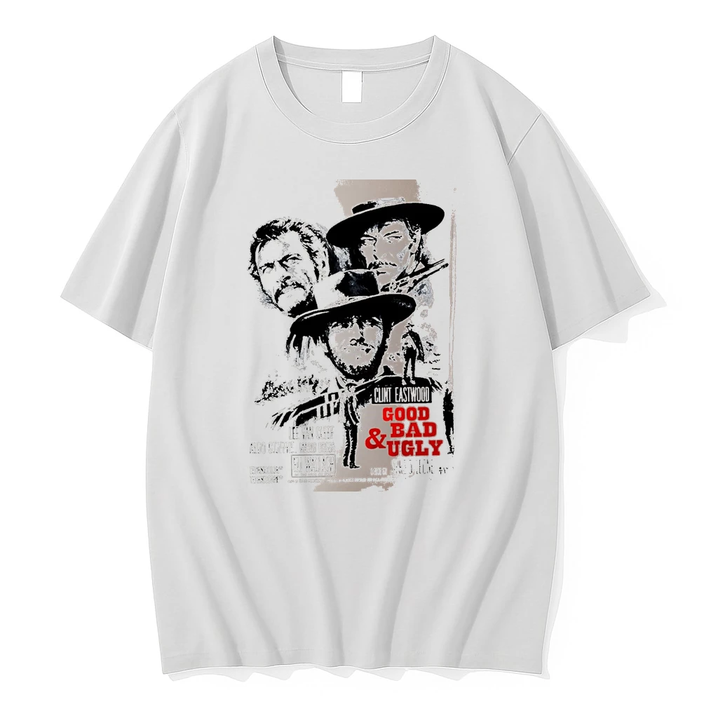 Officials Good Bad Ugly Clint Eastwood Lee Van Cleef Eli Wallach White Premium T Shirt Sweatshirt Hoodie