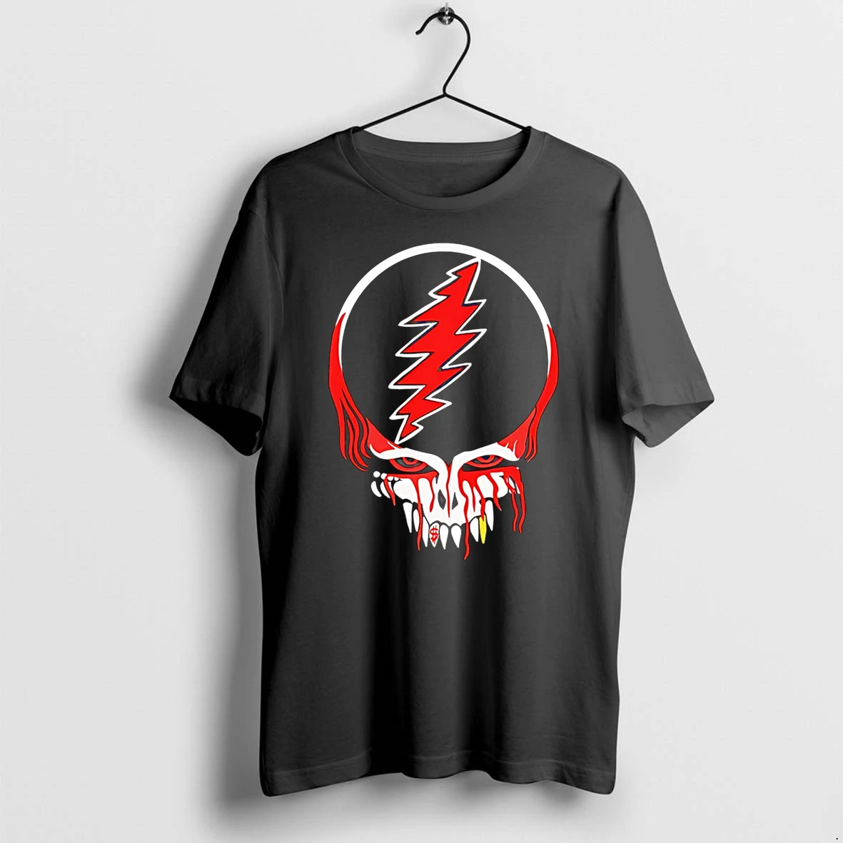 Officials Grateful Dead Steal Your Face Punk Rock Dark Dead T Shirt Sweater Hoodie