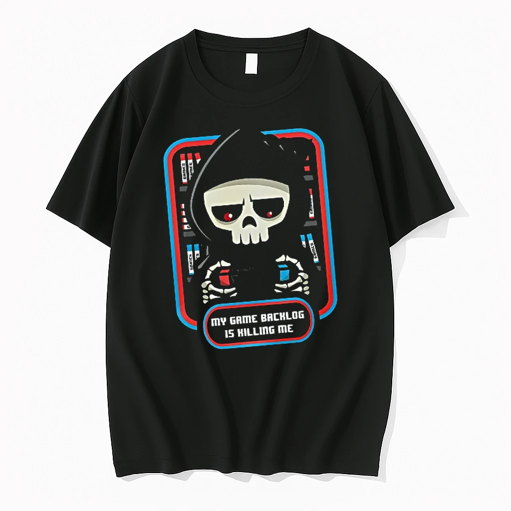Officials Grim Reaper Gaming My Game Backlog Is Killing Me T Shirt Sweater Hoodie