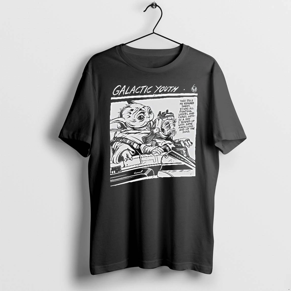 Officials Grogu And Babu Frik Star Wars Galactic Youth They Stole My Armored Daddy T Shirt Sweater Hoodie