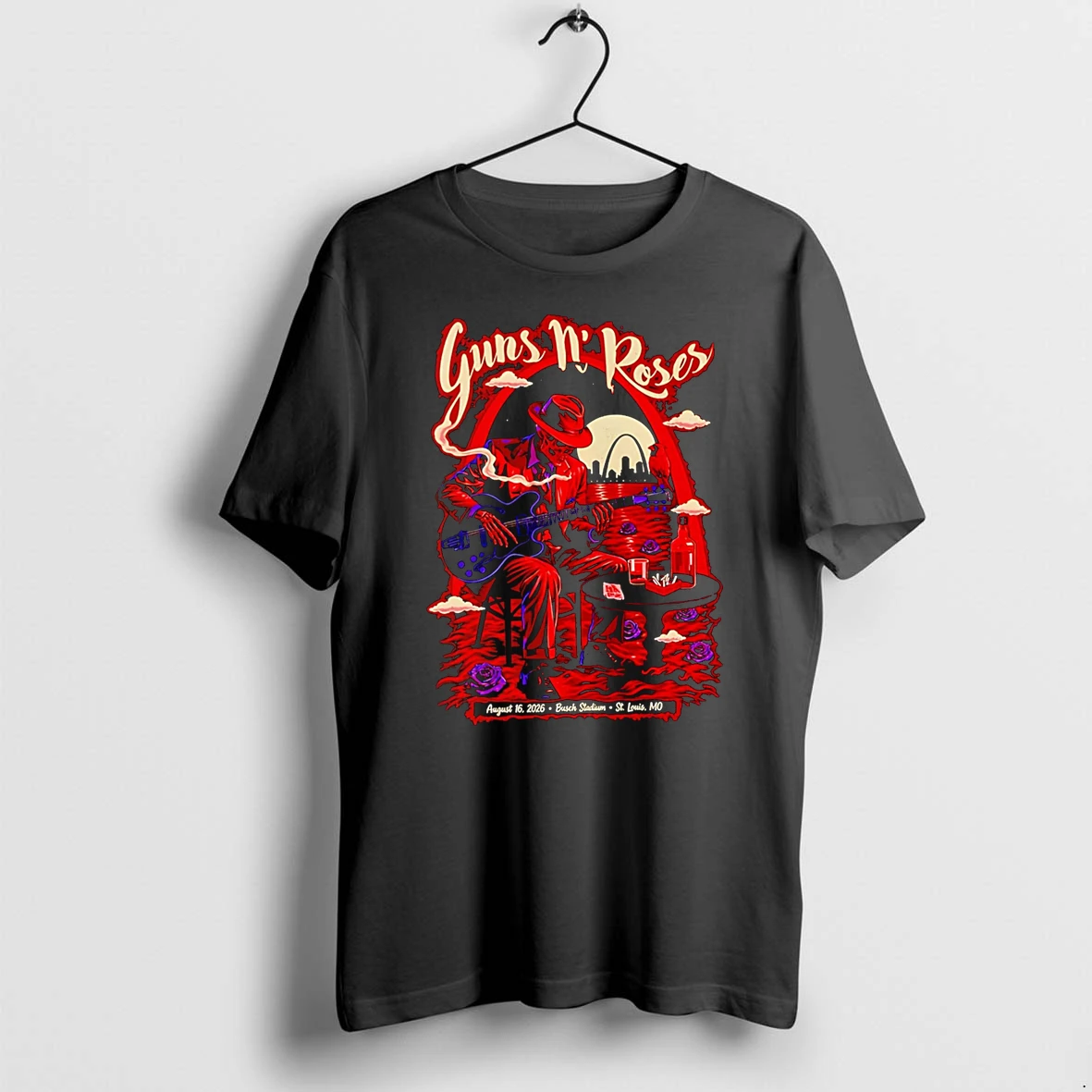 Officials Guns N Roses 08 16 2026 St Louis Mo Tour T Shirt Sweater Hoodie