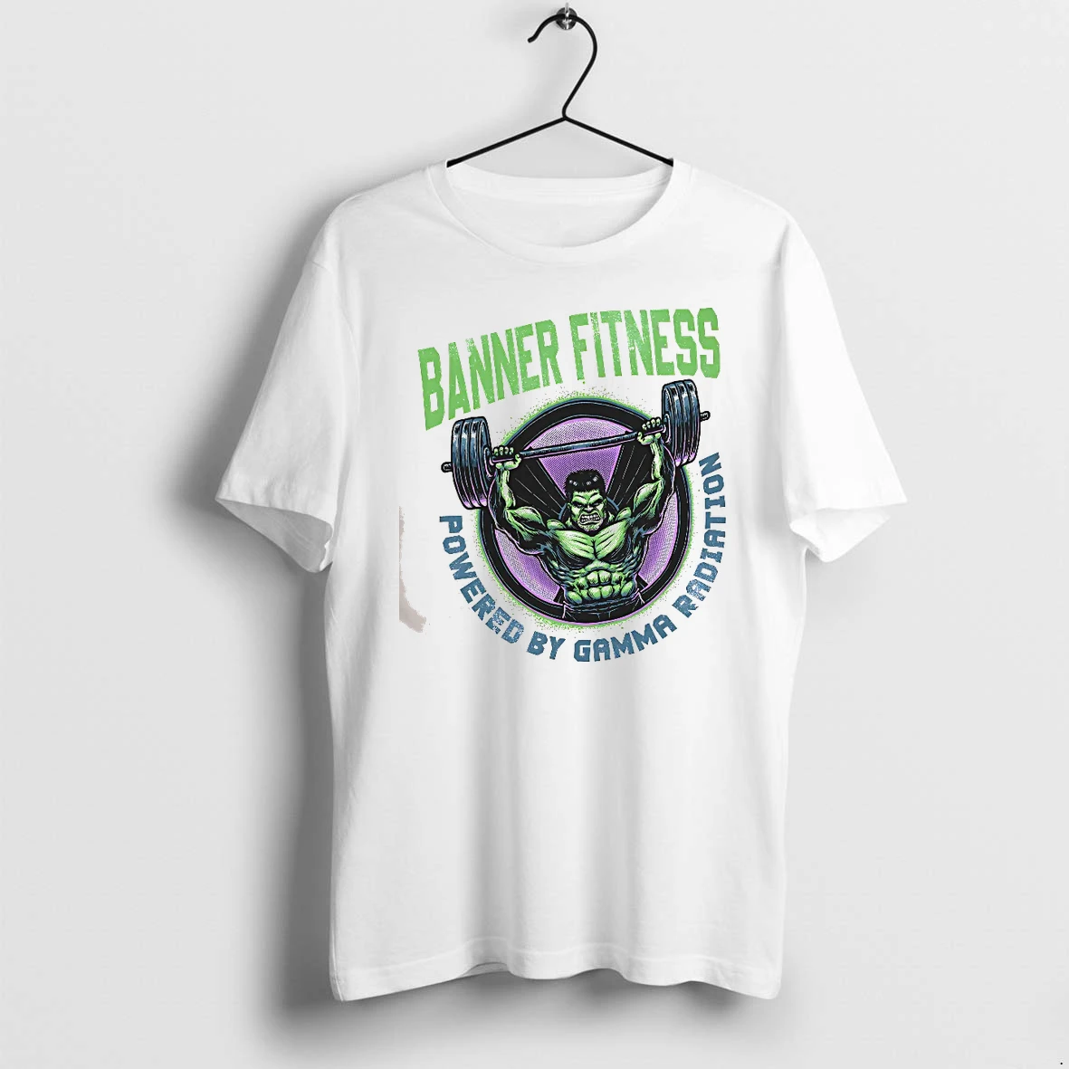 Officials Hulk Bruce Banner Marvel Banner Fitness Powered By Gamma Radiation T Shirt Sweater Hoodie