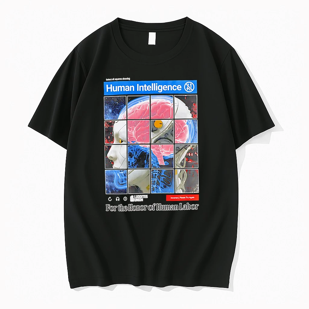 Officials Human Intelligence For The Honor Of Human Labor Luddites Union Premium T Shirt Sweatshirt Hoodie