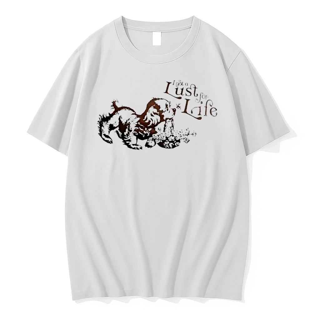 Officials I Got A Lust For Life Dog Iggy Pop Vintage Style Premium T Shirt Sweatshirt Hoodie