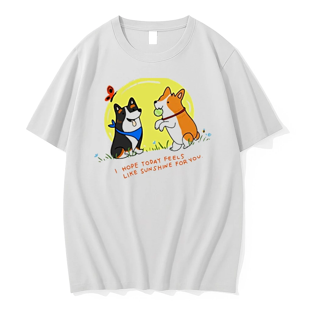 Officials I Hope Today Feels Like Sunshine For You Corgi T Shirt Sweater Hoodie