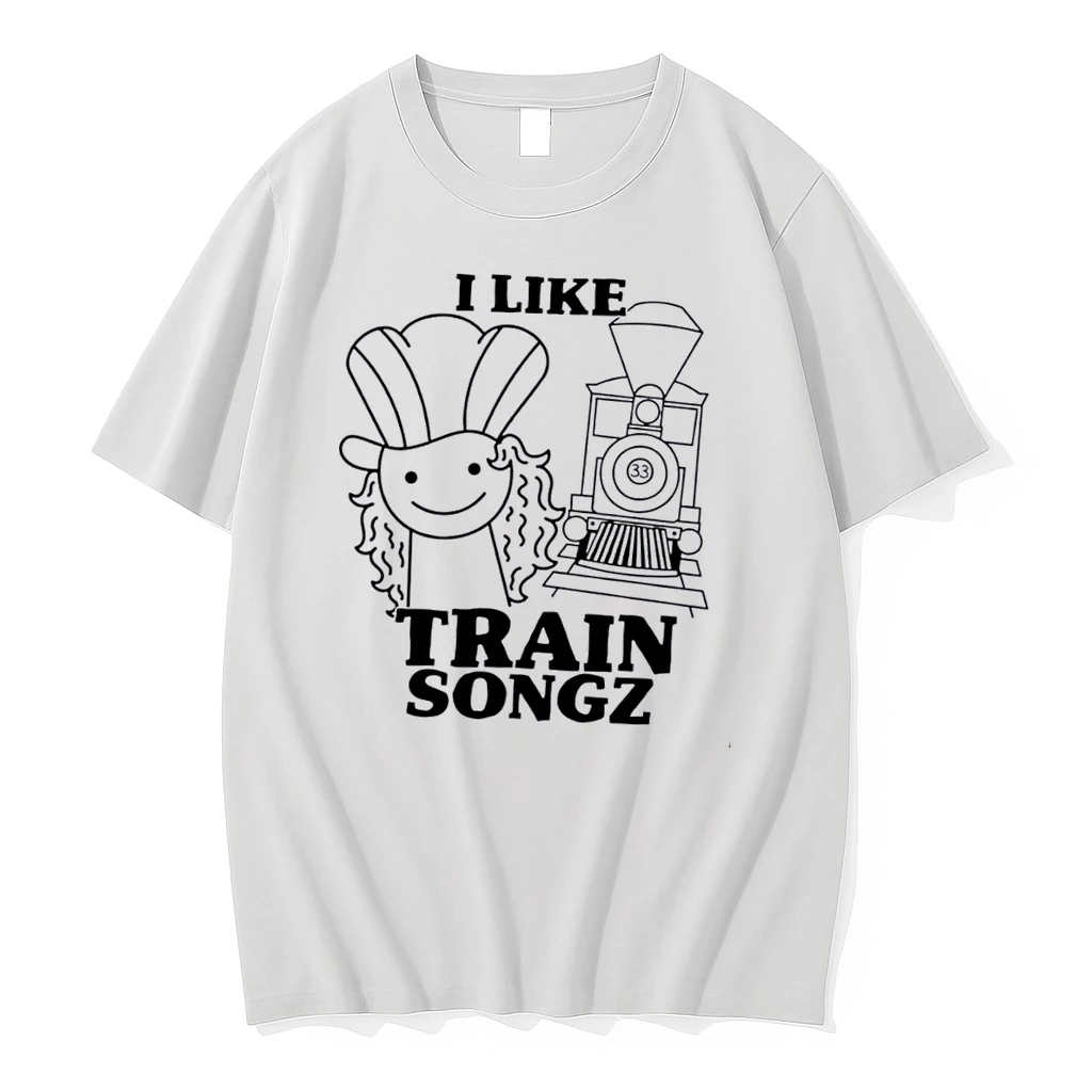 Officials I Like Train Songz Cartoon Conductor Steam Locomotive Line Art White Womens T Shirt Sweater Hoodie