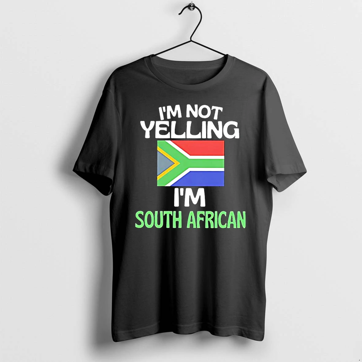 Officials I Am Not Yelling Im South African Flag Humor Premium T Shirt Sweatshirt Hoodie