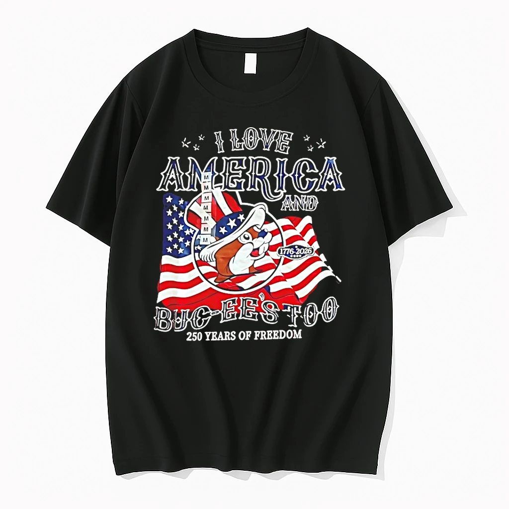 Officials I Love America And Buc Ees Too 250 Years Of Freedom T Shirt Sweater Hoodie