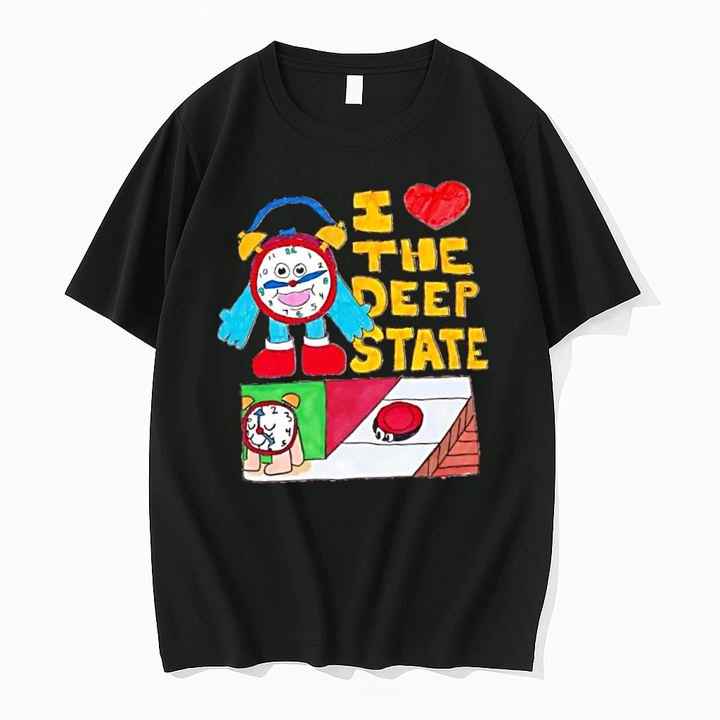 Officials I Love The Deep State Clock Character Funny Cartoon Premium T Shirt Sweatshirt Hoodie