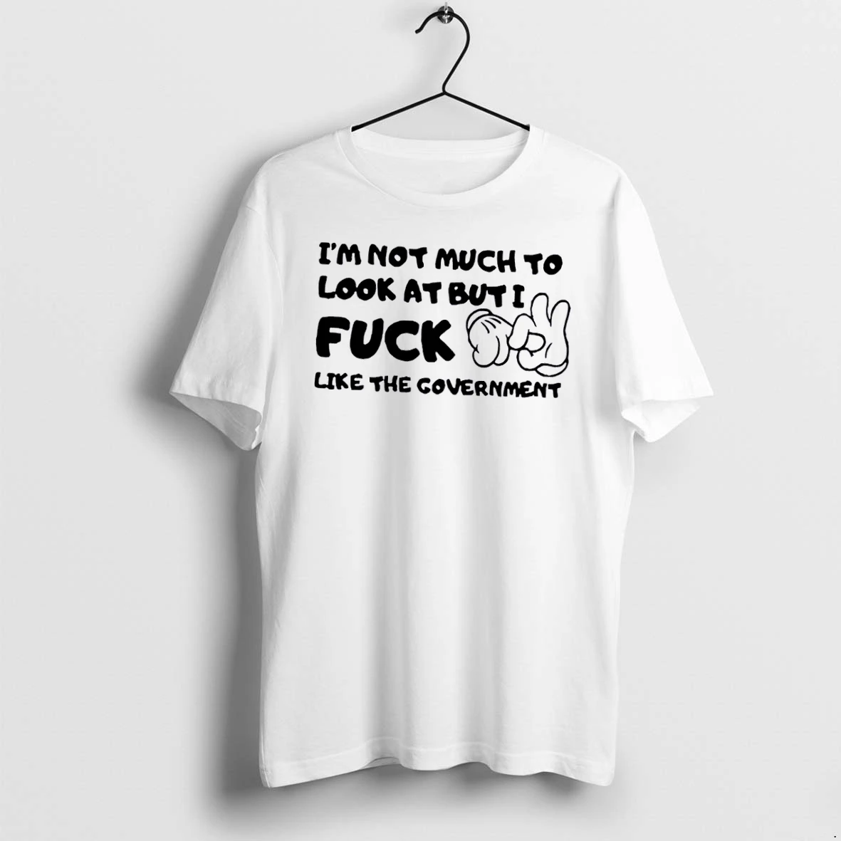 Officials Im Not Much To Look At But I Fuck Like The Government Cartoon White Womens T Shirt Sweater Hoodie