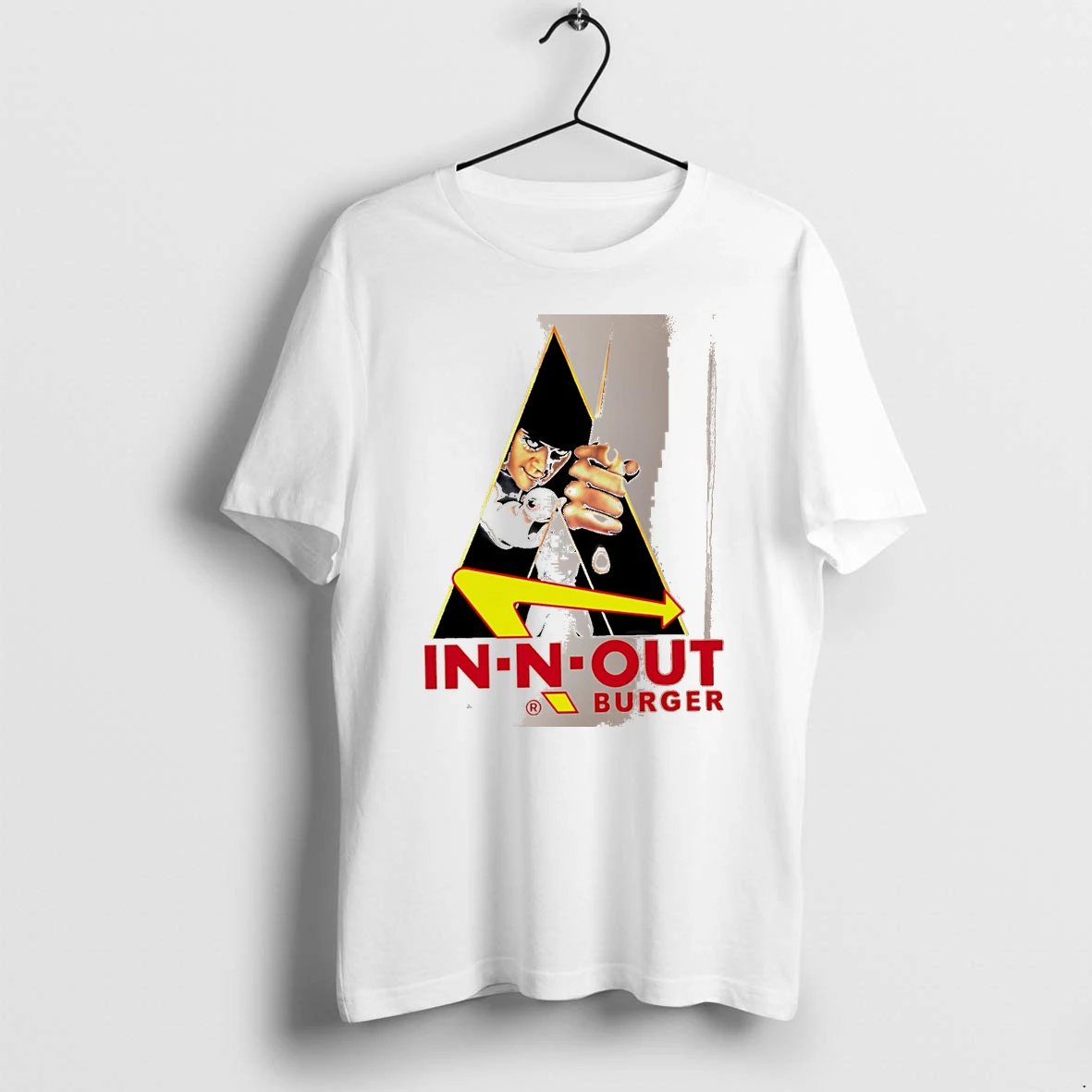 Officials In N Out Burger A Clockwork Orange Graphic White Premium T Shirt Sweatshirt Hoodie