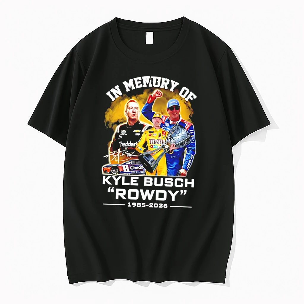 Officials In Memory Of Kyle Busch Rowdy 1985 2026 Tee T Shirt Sweater Hoodie