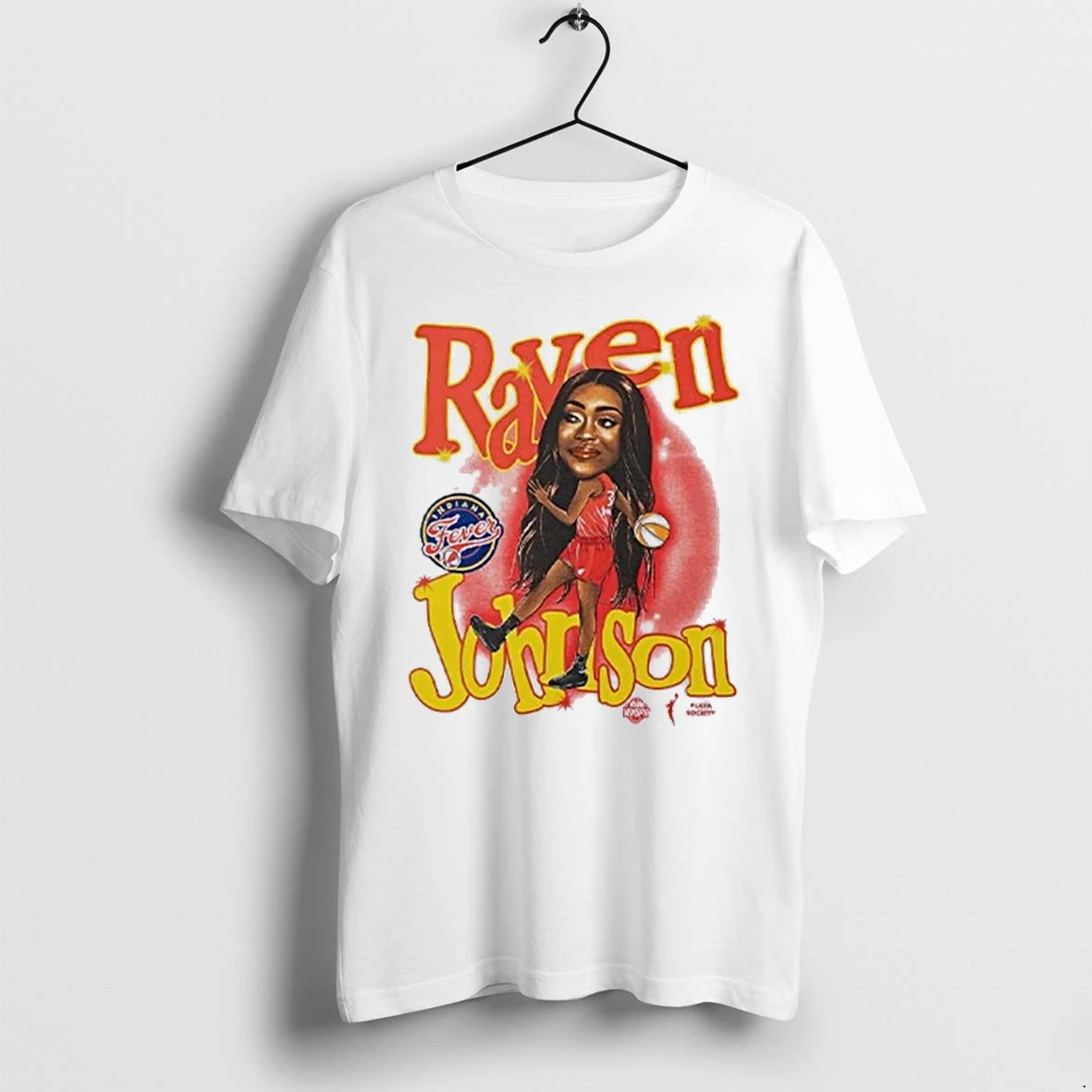 Officials Indiana Fever Raven Johnson Front T Shirt Sweater Hoodie