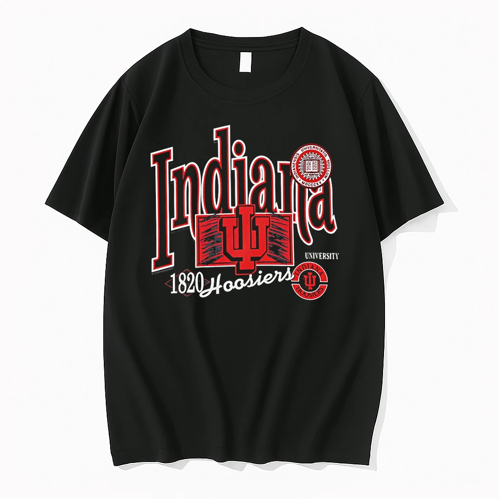 Officials Indiana University Hoosiers 1820 Ncaa Iu Logo Tank Top T Shirt Sweater Hoodie