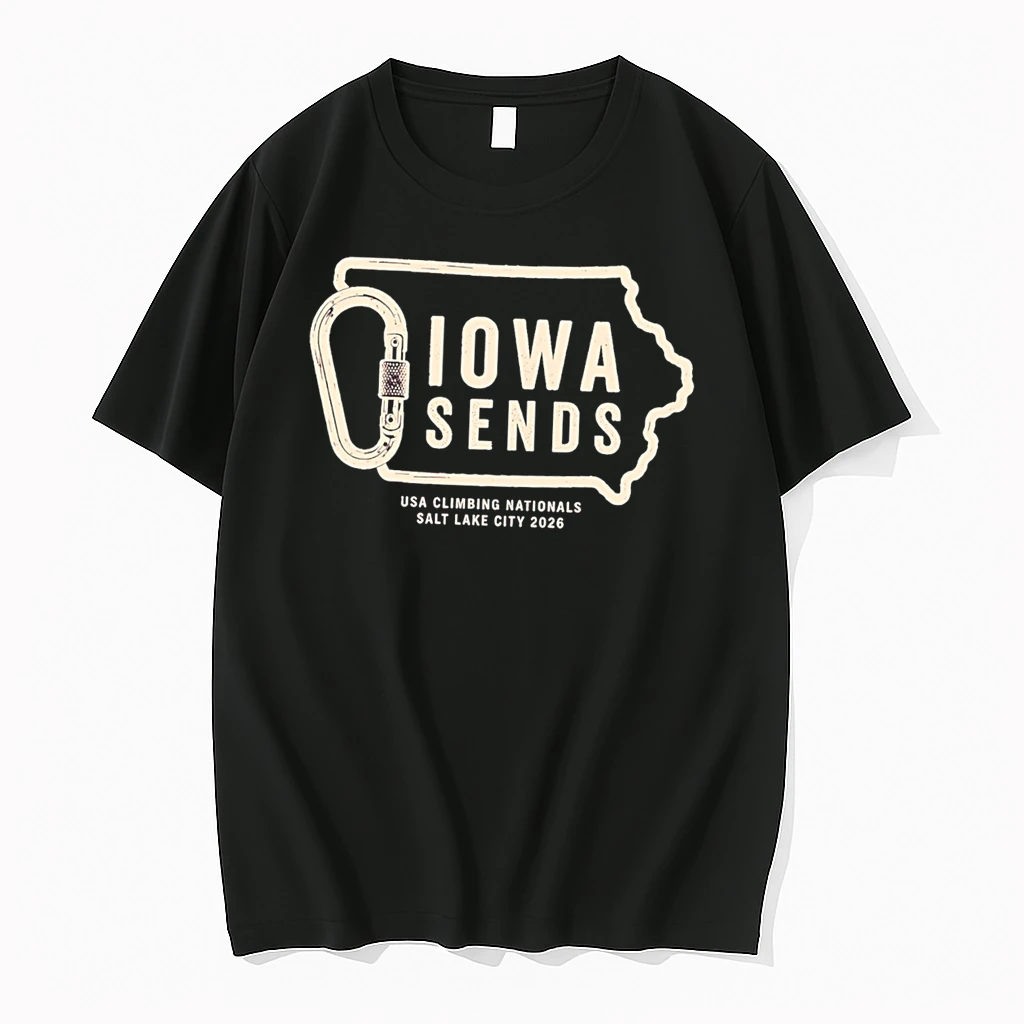 Officials Iowa Sends Usa Climbing Nationals Salt Lake City 2026 Tee T Shirt Sweater Hoodie