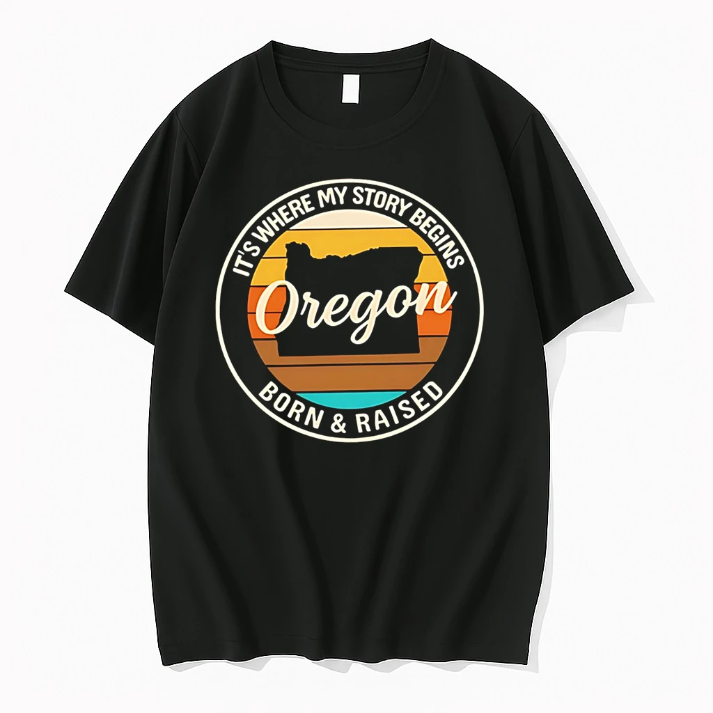 Officials Its Where My Story Begins Oregon Born Raised T Shirt Sweater Hoodie