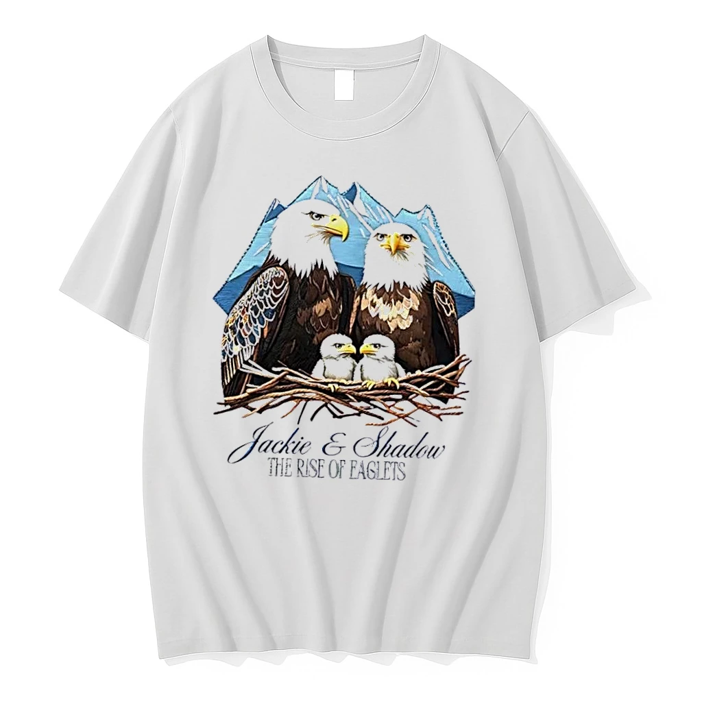 Officials Jackie And Shadow The Rise Of Eaglets Bald Eagle Family Nest Snowy Mountains White Womens T Shirt Sweater Hoodie