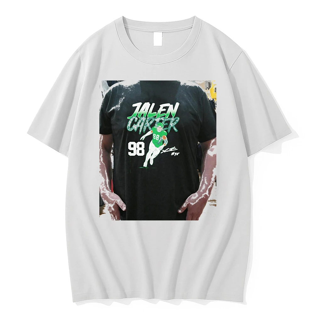 Officials Jalen Carter Philadelphia Eagles Name Number Pose Signature Premium T Shirt Sweatshirt Hoodie
