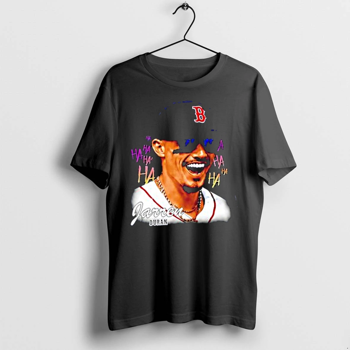 Officials Jarren Duran Boston Red Sox Ha Ha Ha Merch T Shirt Sweater Hoodie