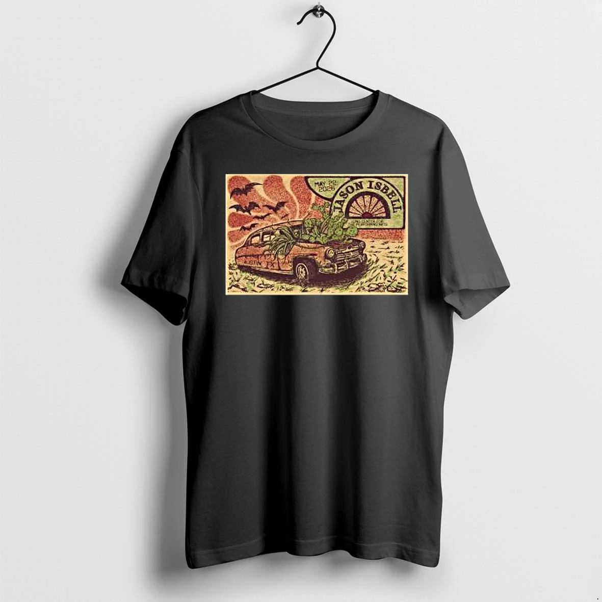 Officials Jason Isbell Long Center For The Performing Arts In Austin Tx May 22 2026 Black T Shirt Sweater Hoodie