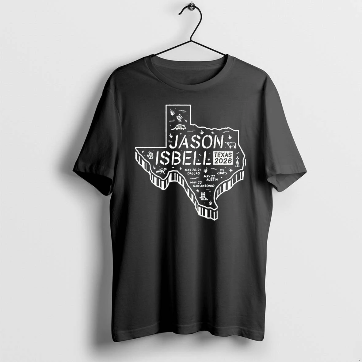 Officials Jason Isbell May 20 23 2026 Texas Shows Black T Shirt Sweater Hoodie