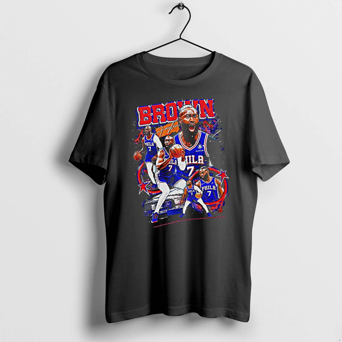 Officials Jaylen Brown Philadelphia 76ers Brown Jaylen Phila 7 Xfinity Arena Premium T Shirt Sweatshirt Hoodie