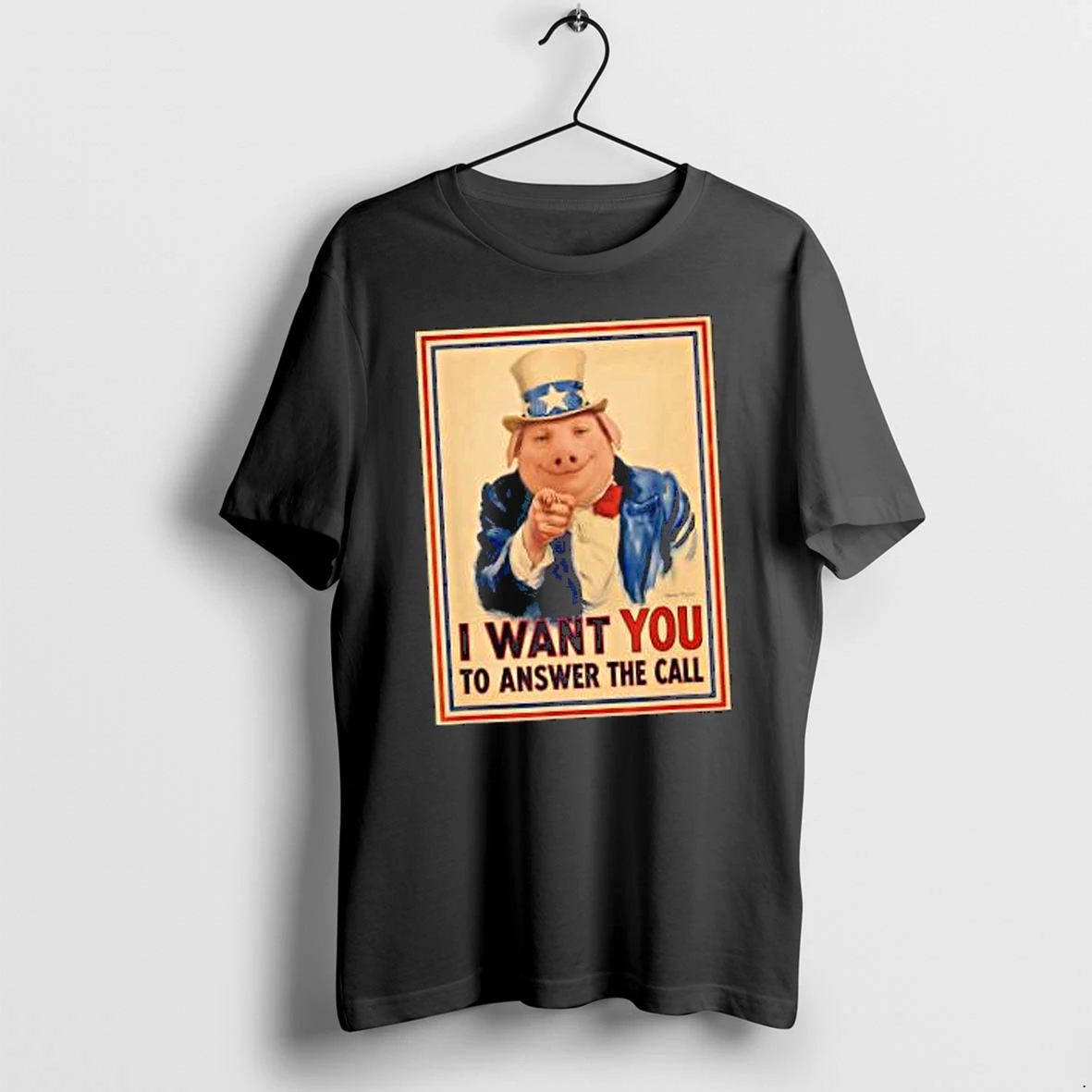 Officials John Pork I Want You To Answer The Call Uncle Sam Meme Funny Merch T Shirt Sweater Hoodie