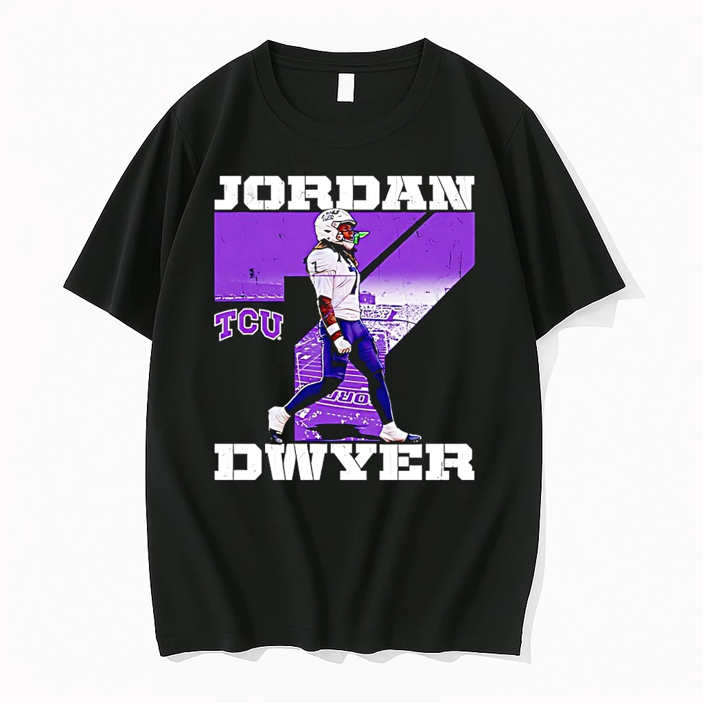 Officials Jordan Dwye Number 7 Of Tcu Horned Frogs Ncaa Football Graphic T Shirt Sweater Hoodie