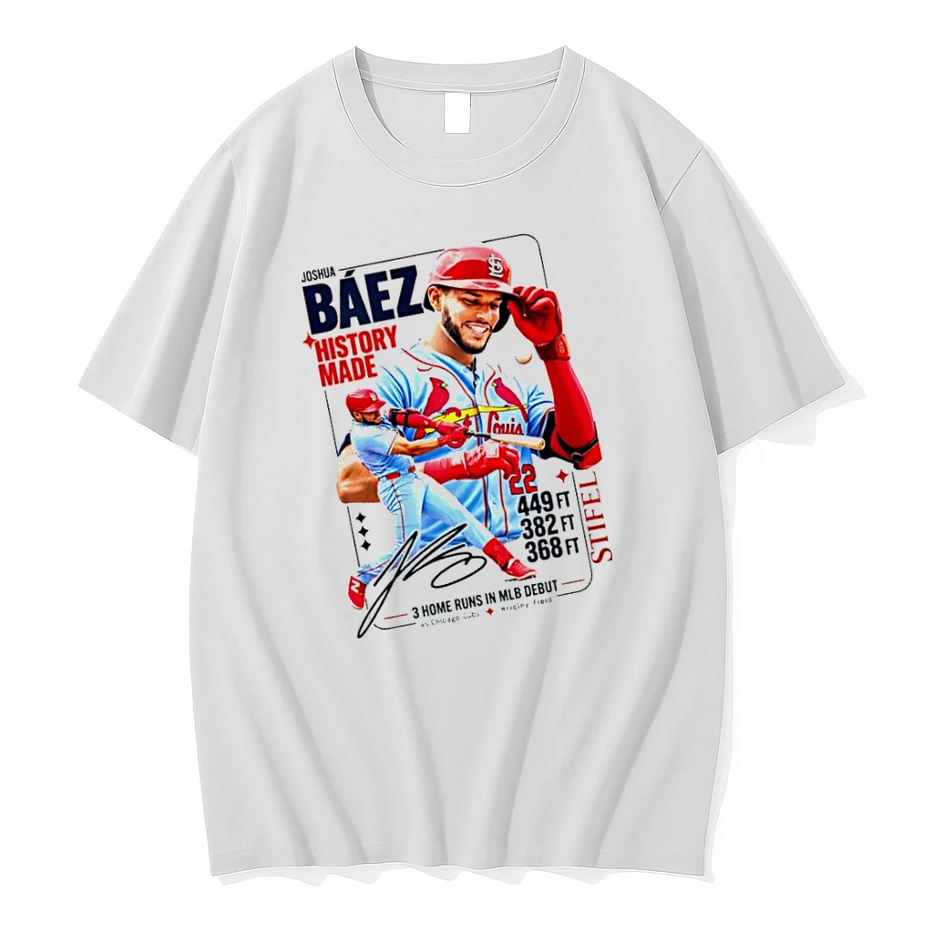 Officials Joshua Baez History Made 449 Ft 382 Ft 368 3 Home Runs In Mlb Debut T Shirt Sweater Hoodie