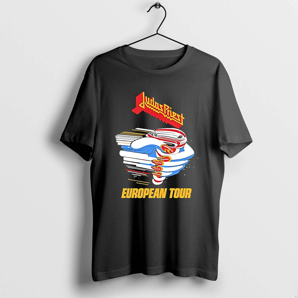 Officials Judas Priest Turbo European Tour 1986 Vintage T Shirt Sweater Hoodie
