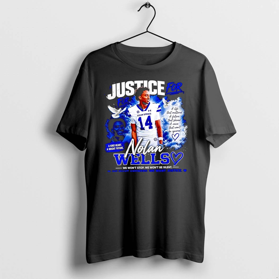 Officials Justice For Nolan Xavier Wells Premium T Shirt Sweatshirt Hoodie