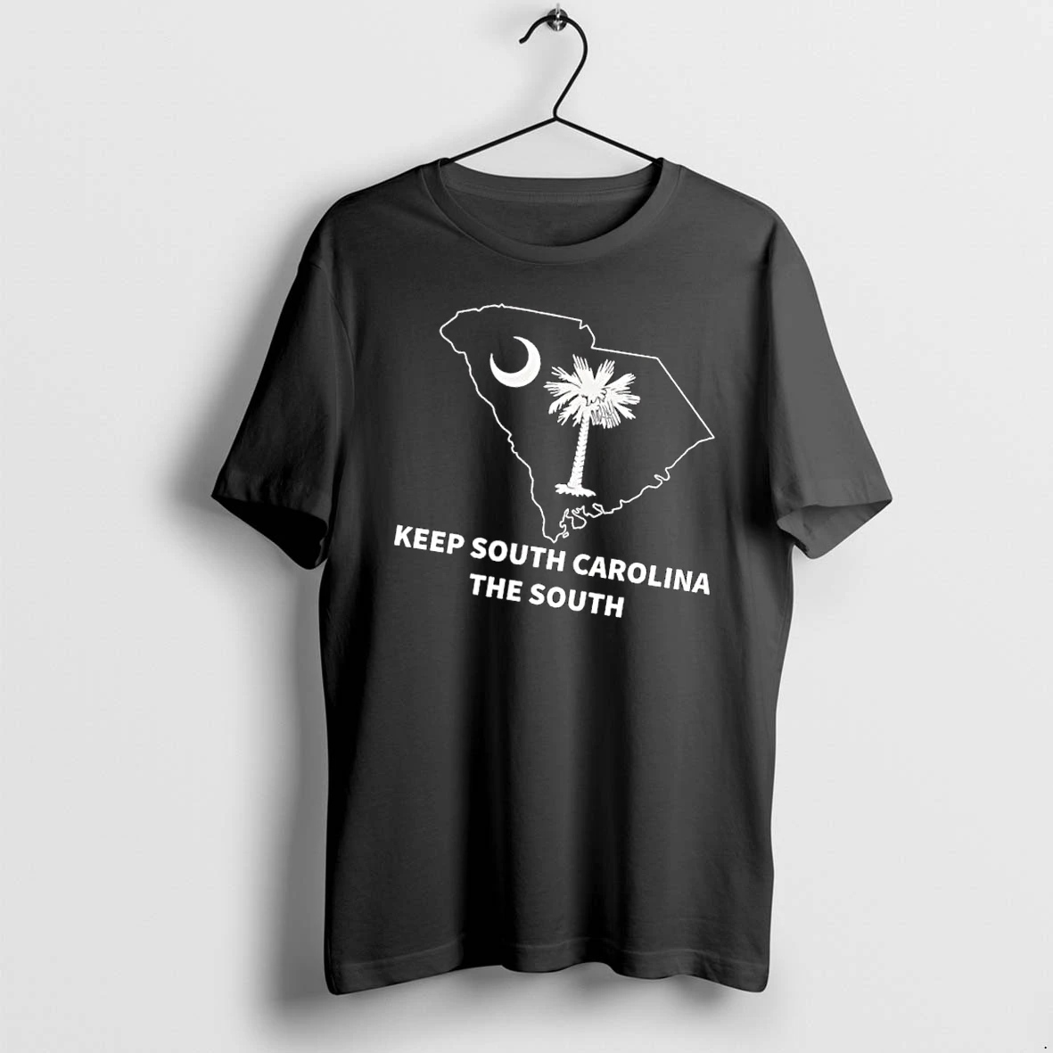 Officials Keep South Carolina The State Outline Crescent Moon Palmetto Tree Line Art Mens Premium T Shirt Sweatshirt Hoodie