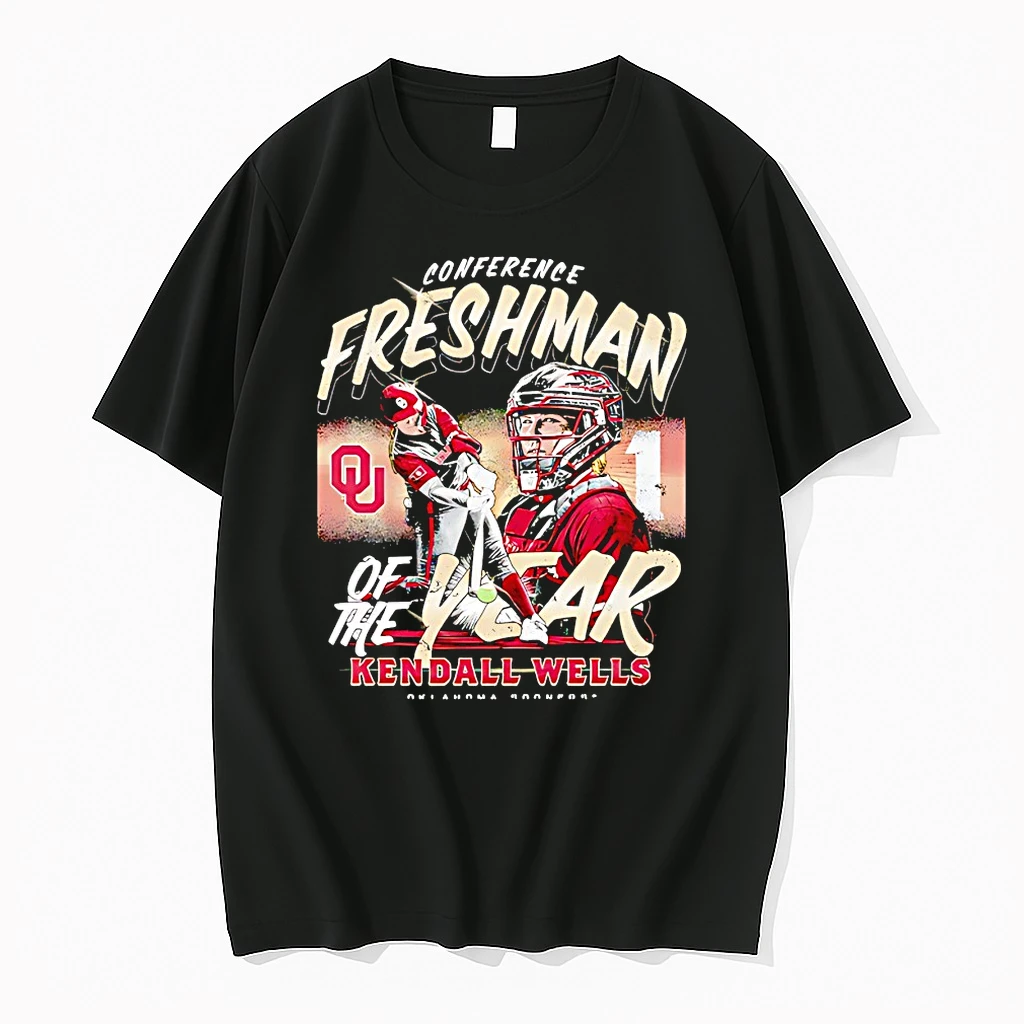 Officials Kendall Wells Freshman Of The Year Oklahoma Sooners Softball Retro T Shirt Sweater Hoodie
