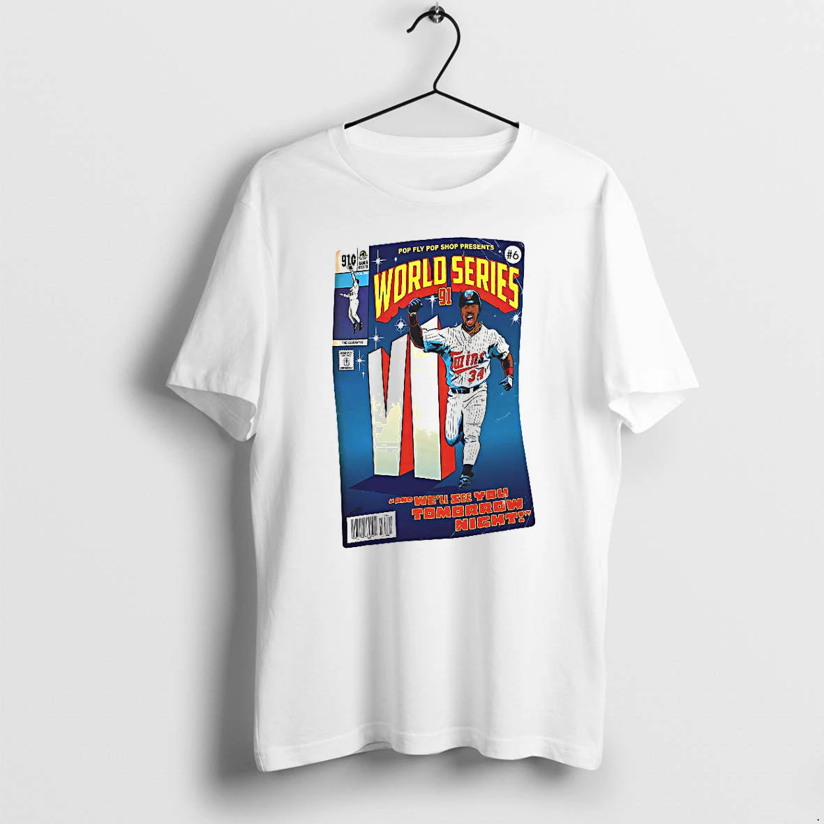 Officials Kirby Puckett Minnesota Twins 1991 World Series Mlb And We Will See You Tomorrow Night Premium T Shirt Sweatshirt Hoodie