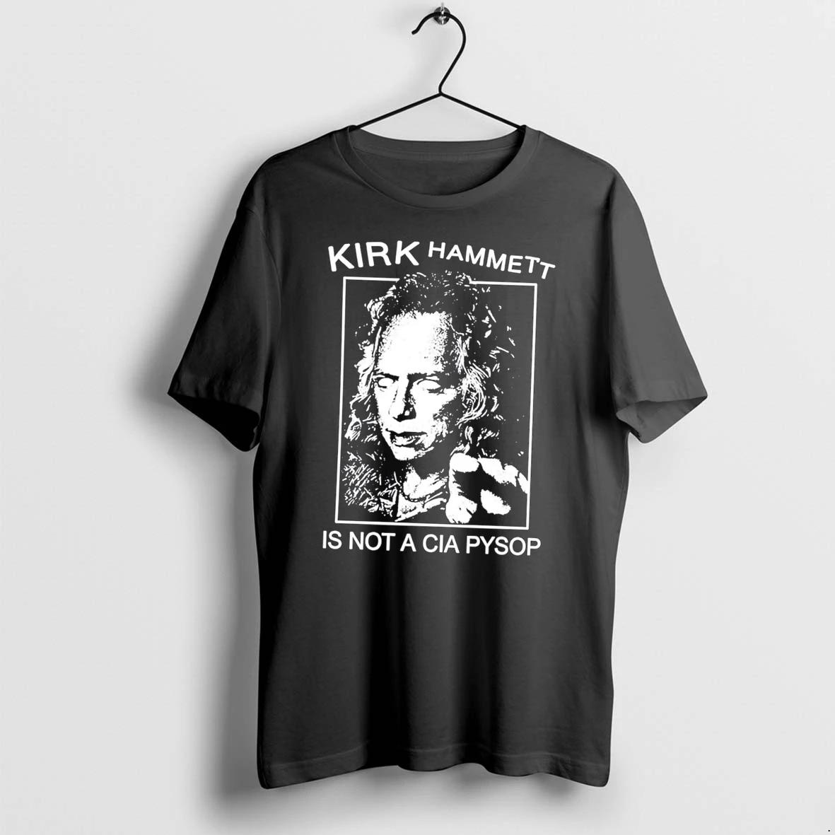 Officials Kirk Hammett Is Not A Cia Psyop Tee Premium T Shirt Sweatshirt Hoodie