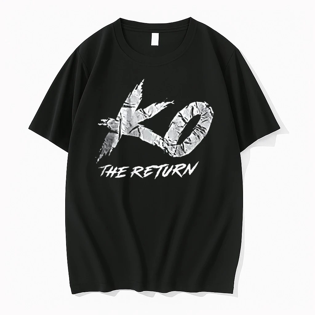 Officials Ko The Return Distressed Cracked Marble Pattern Stylized Text Youth T Shirt Sweater Hoodie