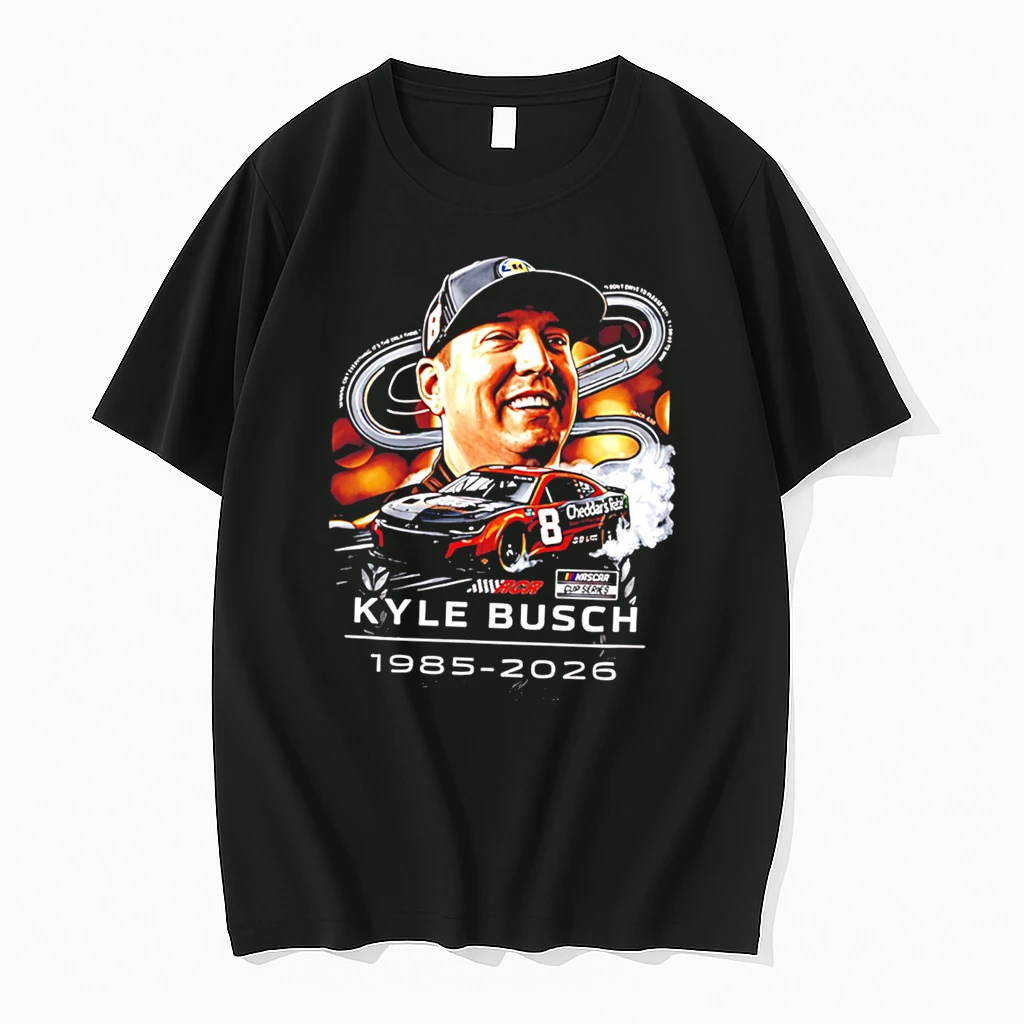 Officials Kyle Busch 1985 2026 18 Rowdy Thank You Rowdy Tee T Shirt Sweater Hoodie