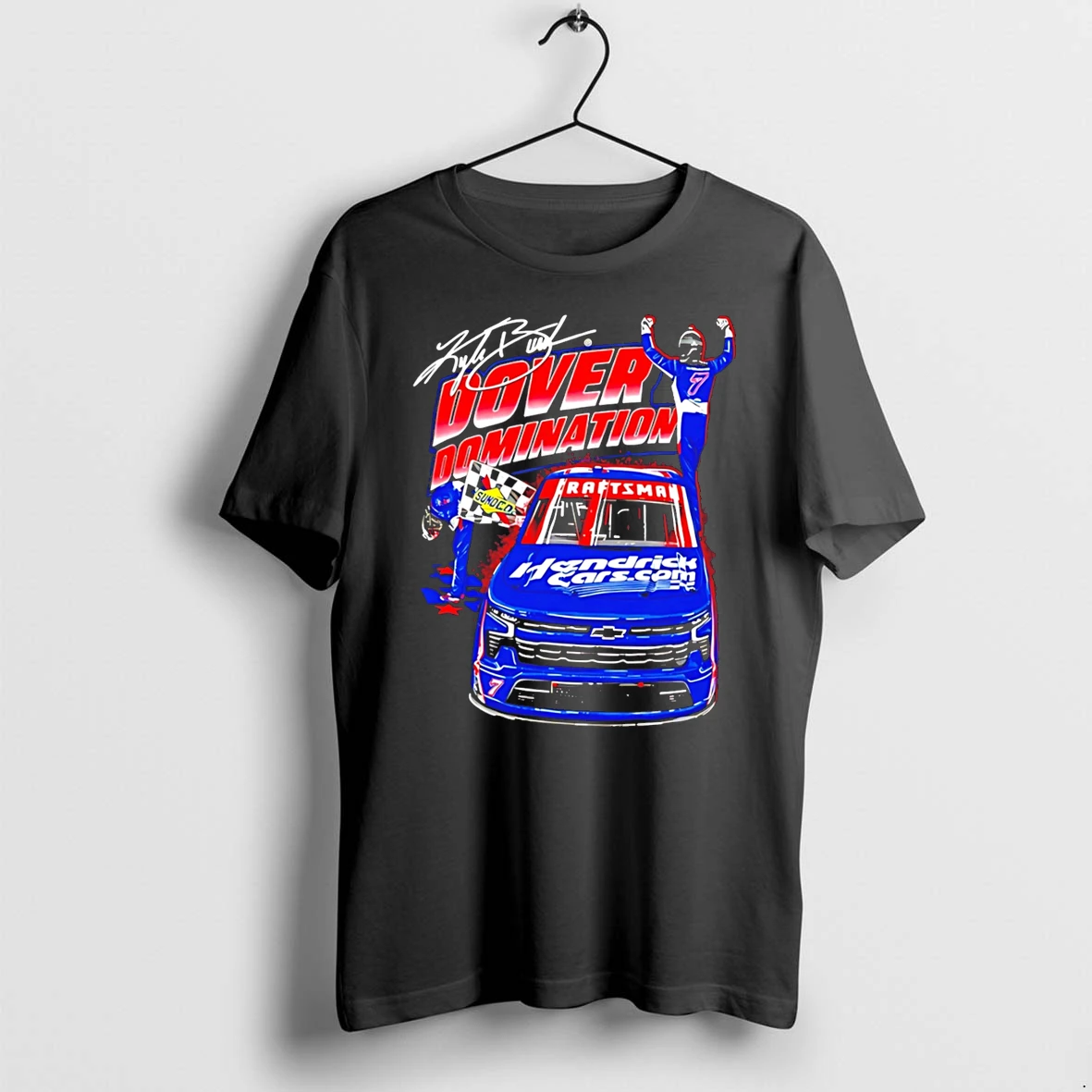 Officials Kyle Busch Dover Domination Signature Graphic Tee T Shirt Sweater Hoodie