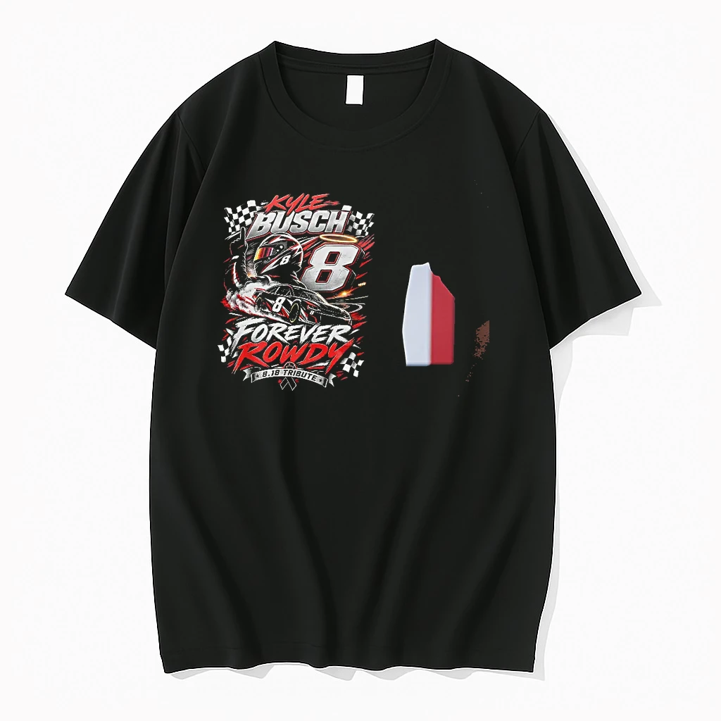 Officials Kyle Busch Forever Rowdy 8 18 Tribute T Shirt Sweater Hoodie