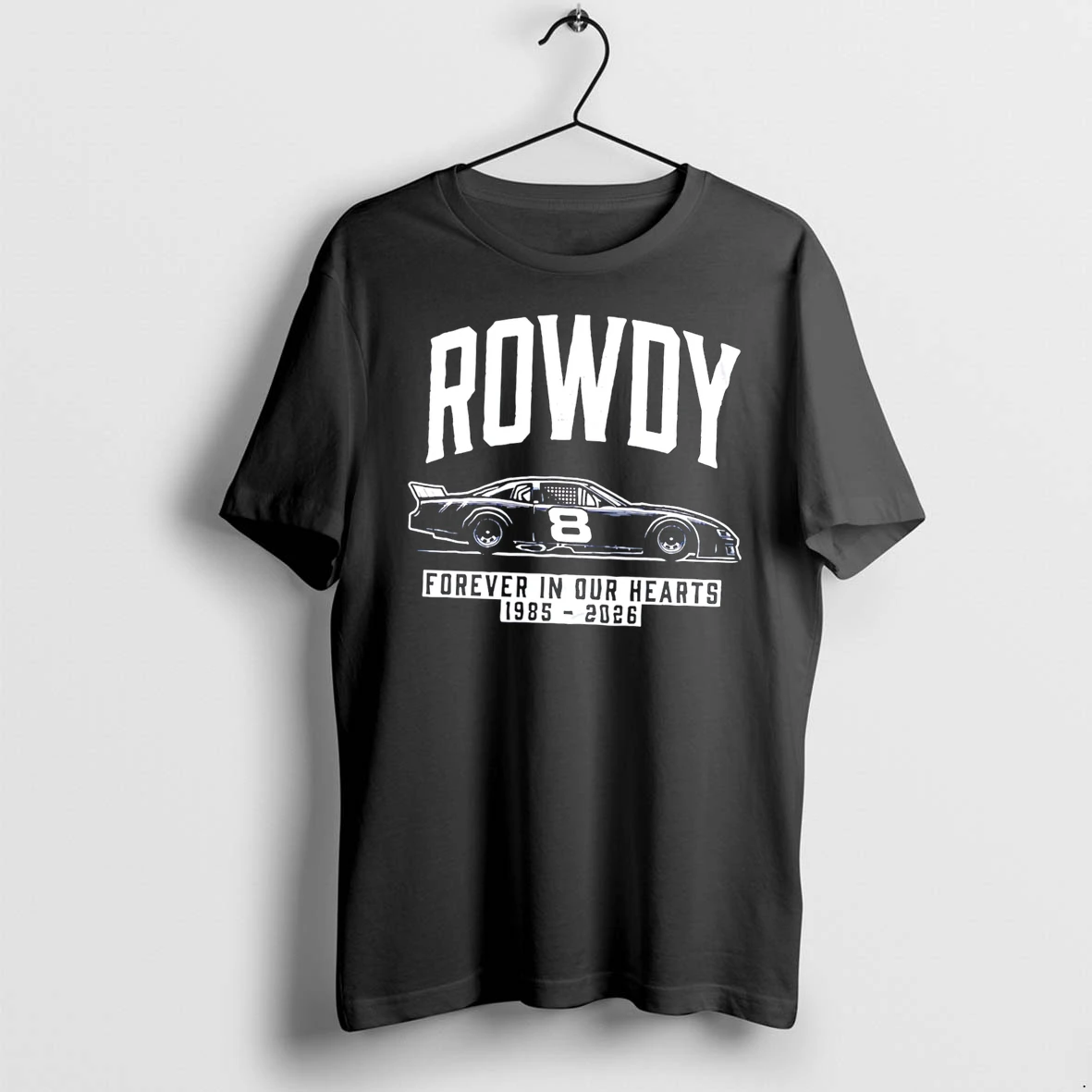 Officials Kyle Busch Rowdy Forever In Our Hearts 1985 2026 Memorial Tee T Shirt Sweater Hoodie