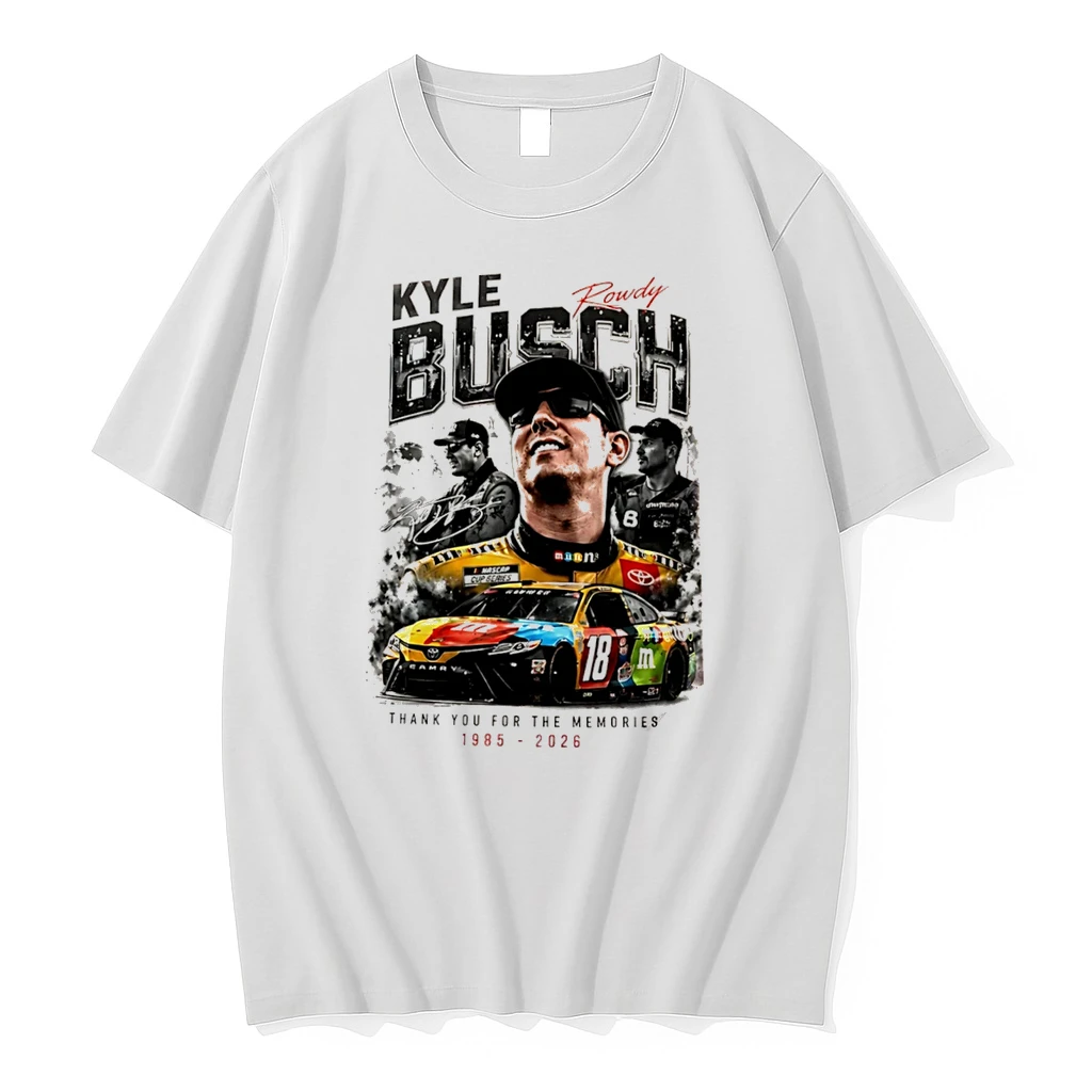 Officials Kyle Busch Thank You For The Memories 1985 2026 Siganture Tee T Shirt Sweater Hoodie